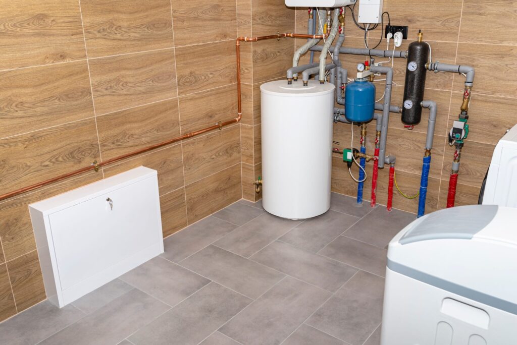 Residential water heater and plumbing system installed in Winter Park